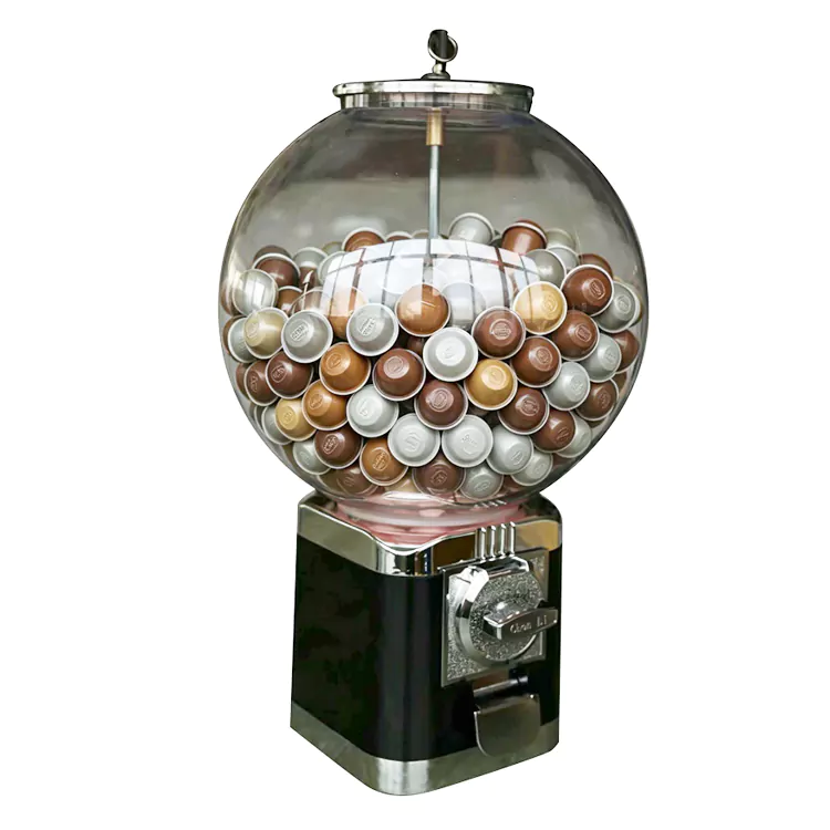 円形コーヒーカプセルガシャポンマシン
